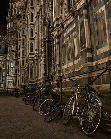 Bicycles at the Cathedral of Santa Maria del Fiore